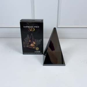 Znicz lustrzany LED piramida 3D